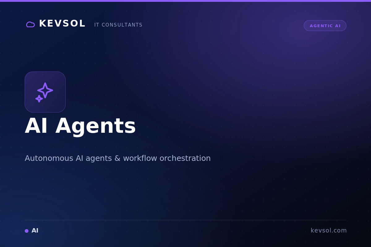 AI Agents — autonomous AI agents & workflow orchestration
