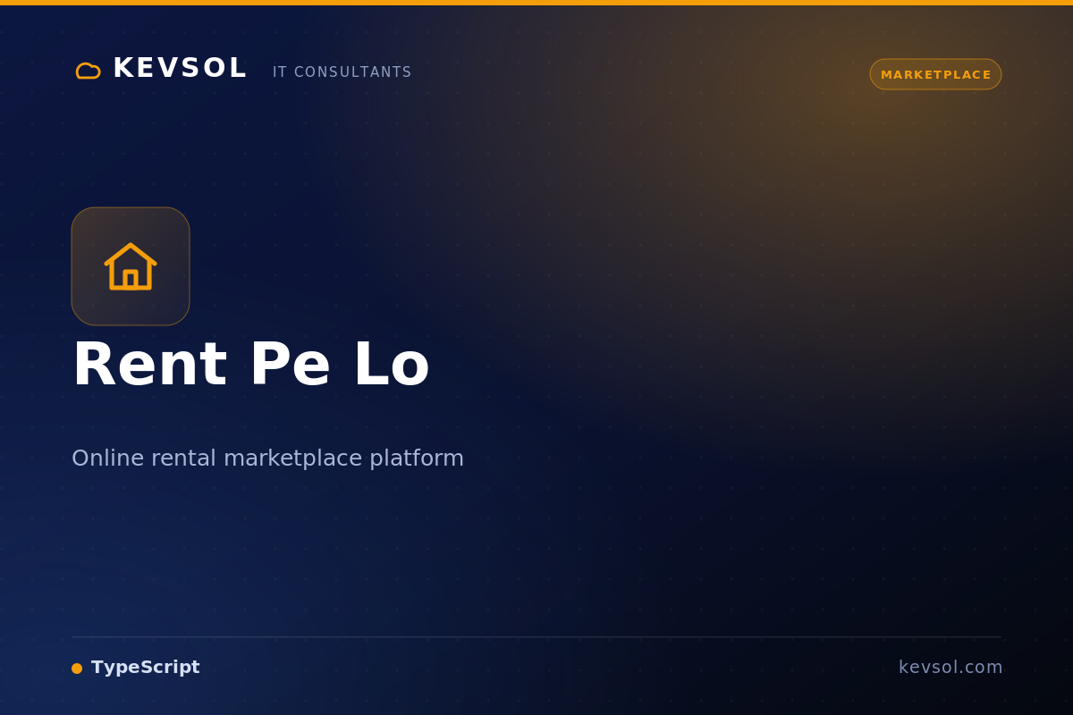 Rent Pe Lo — online rental marketplace platform